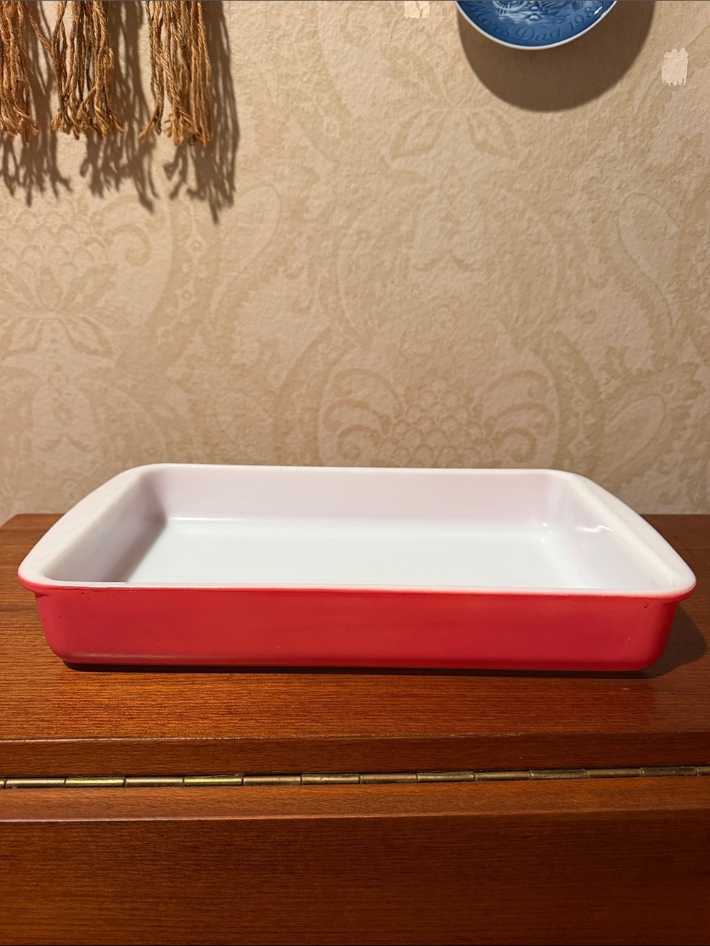 Vintage  Pyrex Flamingo Pink baking dish